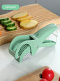 Stainless Steel Vegetable Fruit Manual Slicer - Multi-Functional Kitchen Manual Tool, Suitable For Cucumber, Banana, Onion And Salad, Chili, Fast And Even Manual Slicer, Dishwasher