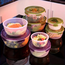 8-Piece Stackable Food Storage Containers Set BPA-Free Leakproof Airtight for Snacks Fruits Vegetables Meat( 4 Boxes+4 Lids)