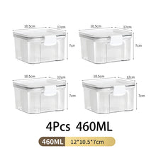 1-5PCS Sealed Jars Large Capacity Waterproof Transparent Scene Kitchen Candy Dried Grain Storage With Lid Fridge Storage Tank
