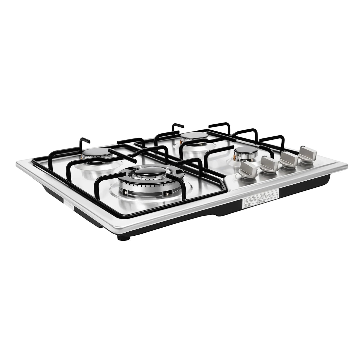 Clearance Sale Powerful Sealed Burners Gas Stove Safety Auto-Shutoff Cooktop with 4 Nozzles for Home Restaurant Cooking