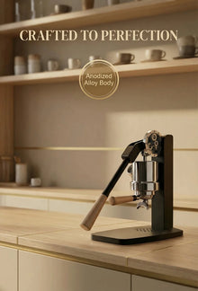 STLF  Manual Lever Espresso Machine, 9 bar pressure, precise temperature control, compatible with E61 filter press