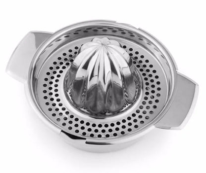 LMETJMA Stainless Steel Lemon Squeezer Manual Juicer For Orange Lemon Squeezer Reamers Fruit Vegetable Squeezer Cup Kitchen Tool