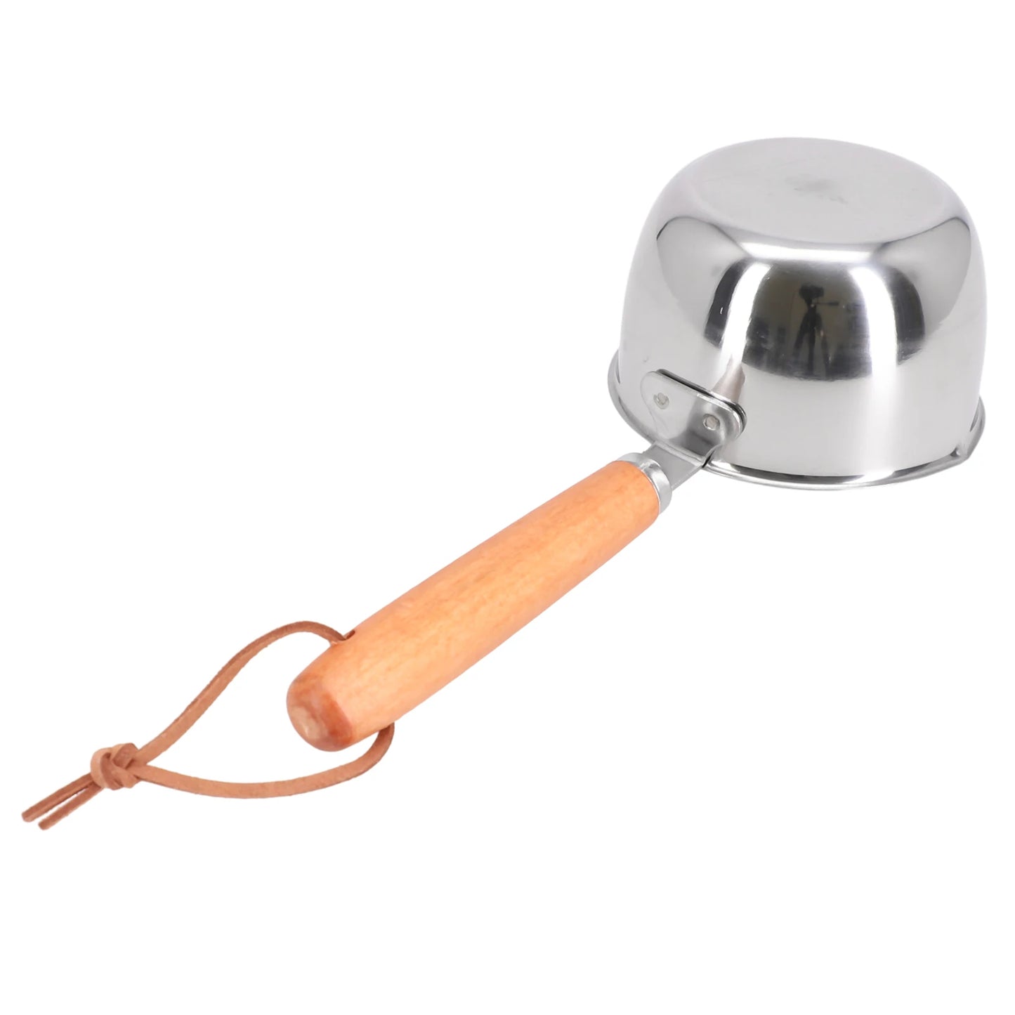 1pc 150/300/500ML Stainless Steel Mini Frying Pan Hot Oil Pan Hot Sauce Small Pot Cooking Butter Melting Pot Kitchen Supplies
