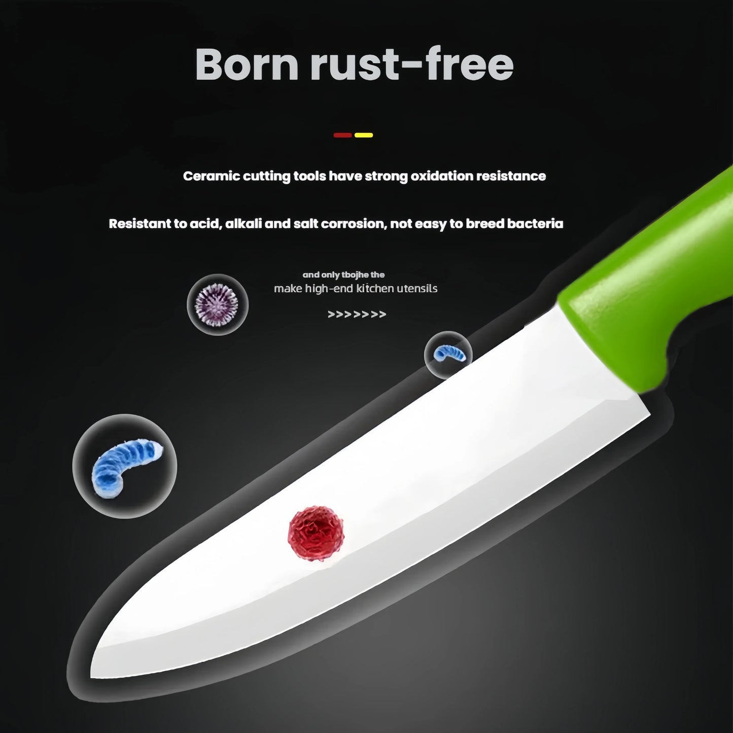 Ceramic Knife 4 5 6 Inch Knives Kitchen Set White Blade Chef Utility Paring Vegetable Slicing Ceramic Knives Kitchen Accessories