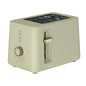 Thyme & Table 2-Slice Toaster, Extra-Wide Slots with Removable Crumb Tray, Sand White