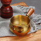 Sauce Pan Cooking Saucepan Mini Wooden Handle Boiling Pan Multiple Uses Non-Stick Sauce Frying Pan With Pour Spout Kitchen tools