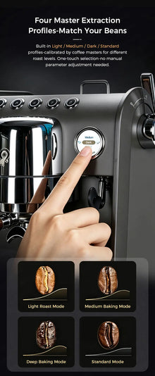 CAFOVO G3148E Commercial Espresso Machine Dual Boiler Rotary Pump TFT Pressure Profiling 9Bar PID Coffee Machine Café Barista