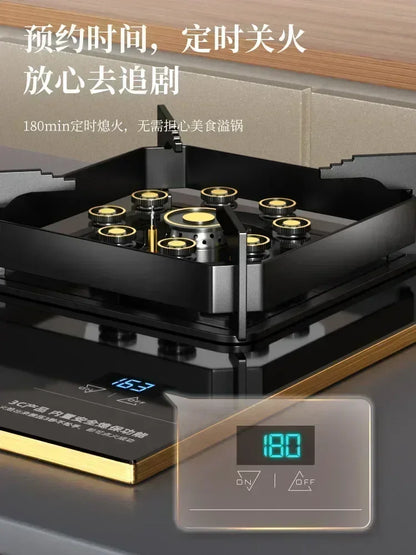 New for home kitchens Large Flame Single Burner Gas Stove for Natural LPG, with Cooktop gas cooker