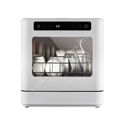 Mini Dishwasher Automatic Portable Desktop Household Intelligent High Temperature Drying Disinfection Desktop Dishwasher