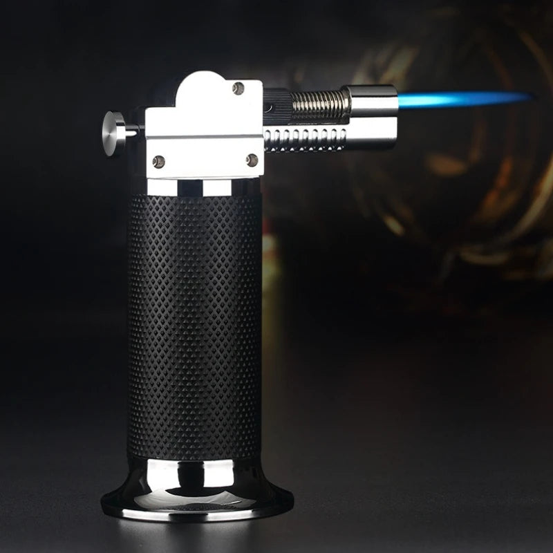 Gas Lighter Windproof BBQ Kitchen Cooking High Capacity Torch Turbine Lighter Spray Gun Jewelry Metal Welding Men's Gifts  Torch