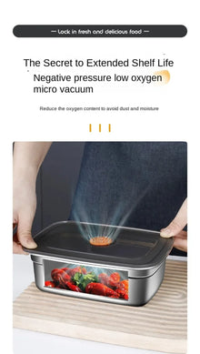 Stainless Steel Camping Lunch Box – Leak-Proof, Freezer & Microwave Safe Bento Container