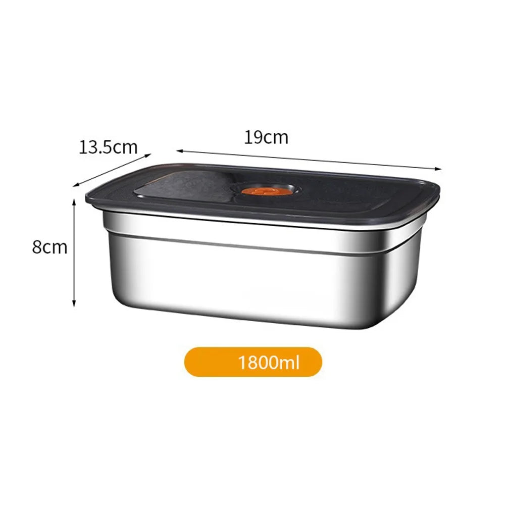 Stainless Steel Camping Lunch Box – Leak-Proof, Freezer & Microwave Safe Bento Container