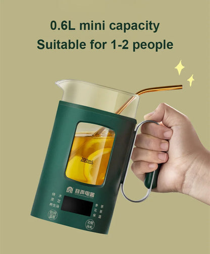 Health Pot Multifunction Electric Kettle With Temperature Control Water Boiler 600ml Mini Electric Kettle Smart Portable Tea Pot