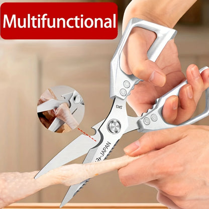 Sharp Stainless Steel Kitchen Scissors Poultry Shears Fish Bone Remover Multifunctional Meat Food Cutter Scissors For Kitchen