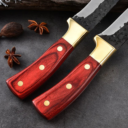 Forged Boning Knife Original Design block chef cooking 3 pieces stainless steel kitchen knives kitchen knife set for kitchen