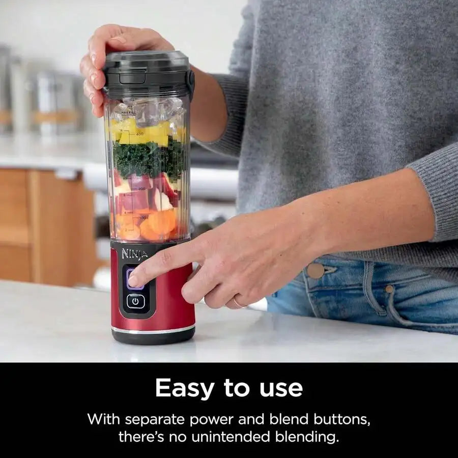 Blast Portable Blender & Accessories, Cordless, 18 Oz. Vessel, Personal Blender For Shakes & Smoothies, Leakproof Lid & Sip Spou