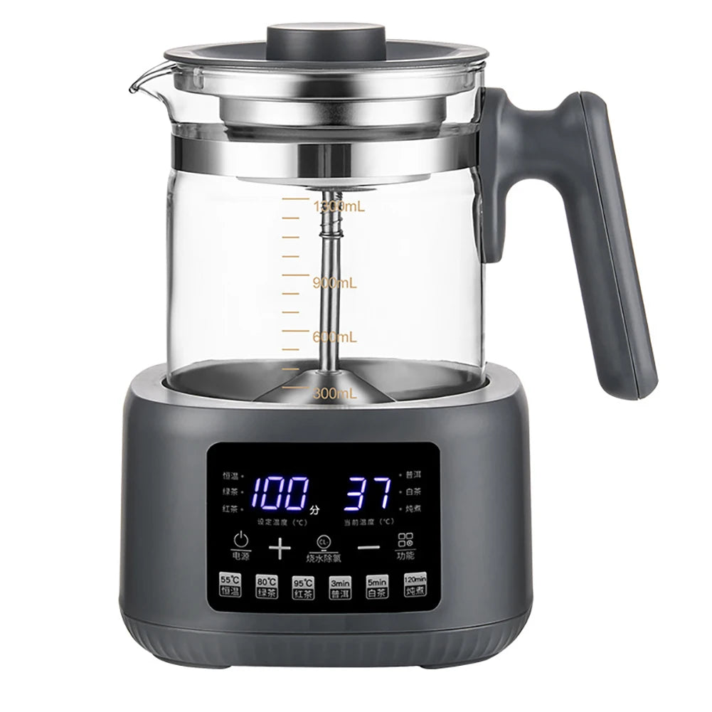 Full-Automatic Steam Tea Maker Modern Electric Wellness Teapot Intelligent Temperature Control Household Desktop Tea Brewer Set