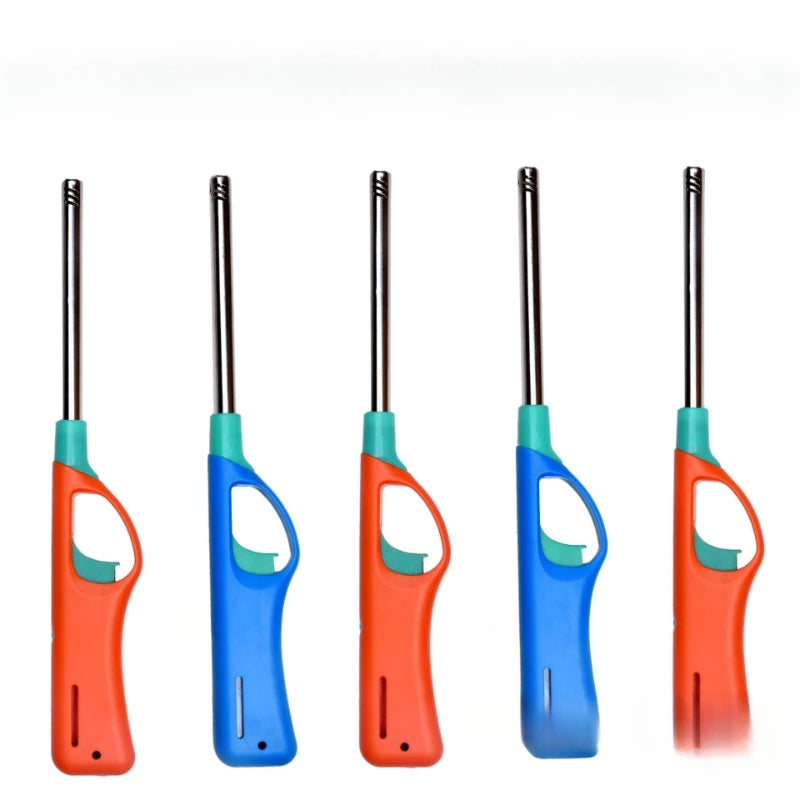 The Latest Metal Ignition Gun Gas Stove Tool Lighter Open Flame Stick Kitchen Natural Gas Outdoor Barbecue Cigarette Lighter