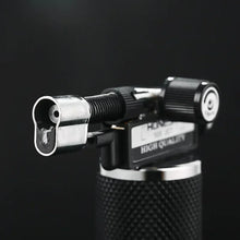 HONEST Double Flame Welding Gun Gas Torch Lighter Safety Lock Switch Jet Fire Open Fire Switching BBQ Kitchen Cigar Lighters
