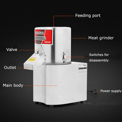 110V Vegetable Chopper Multifunctional Electric Cutting Machine Carrot Potato Cutter Slice Shred Diced Food Processor