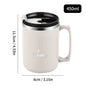 Travel Thermal Coffee Mug Tumbler With Handle 304 Stainless Steel Insulated Cup Leakproof Thermos Water Bottle Mini Dual Drink