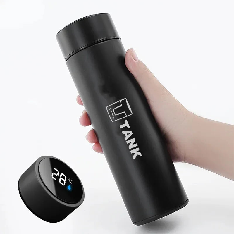 Car 500ml Intelligent Temperature Display Insulating Cup For Tank Great Wall Tank 300 Tank 400 Tank 500 Tank 700 2022 2023 2024