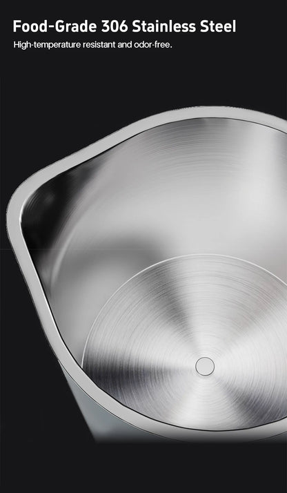 Mini Electric Kettle Tea Coffee Stainless Steel 1000W Portable Travel Water Boiler Pot 0.5L For Hotel Family Trip