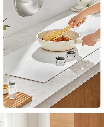 Household Dual - Burner Induction Cooktop, 3500W High Power Built in, Timing & Waterproof Multi - Functional Electric Stove
