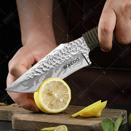 WXCOO Kitchen Boning Knife Butcher's Cutting Knife Slicing Meat Cleaver Full Tang Handmade Forged Knife Kitchen Accessories