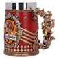 Vintage Medieval Heraldic Crest Beer Mug Lion Eagle Snake Badger Sculpture Handle Resin Stein Mug with Stainless Steel Liner