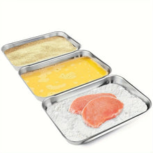 3 Pack Stackable Stainless Steel Food Containers Leakproof Clear Lid Storage Boxes Meal Prep Box for Home Camping