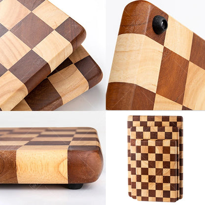 WXCOO Cutting Board Solid Wood Household Tray Mosaic Cutting Boards Wooden Cutting Board Mosaic Chopping Blocks Kitchenware