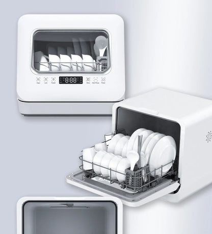 Mini Portable Table1200W Full- Automatic Dishwasher Hotel Independent Home Restaurant Kitchen Dishwasher for Restaurant