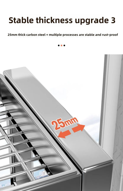 304 Stainless Steel Sink Storage Rack 2 Layers Kitchen Shelf Multifunctional Bowl Dish Drain Basket Space Saving Organize Shelf