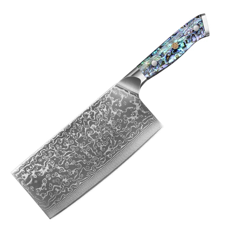 1-7 PCS Kitchen Chef Knife Set Super Sharp Japanese Damascus Steel knife Professional Meat knife Premium Kitchen cooking tools
