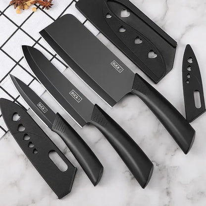 Fruit knife, kitchen knife, household small knife, sharp stainless steel chef's knife for cutting vegetables, meat, and slicing.