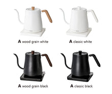 110V/220V Electric Kettle 800ml Hand Brew Coffee Pot Gooseneck Jug Slender Mouth Teapot 304 Stainless Steel Liner Kettle 1000W