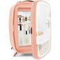 Mini Skincare Fridge 6L Ultra-Quiet Beauty Fridge for Cosmetics and Drinks 6°C Cooling + 20dB Silent Adjustable Shelves and Por