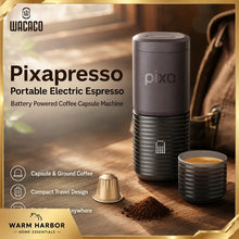 Wacaco Pixapresso Portable Electric Espresso Coffee Capsule Machine Battery Powered For Outdoor Camping Hiking Travel Home Cafe