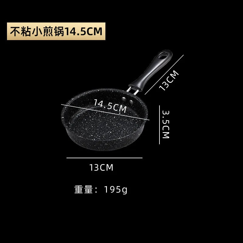 13/14/17/18cm Breakfast Egg Frying Pot Egg Mold Pan Flip Omelette Mold Non-Stick Frying Pan Pancake Maker Kitchen Tools