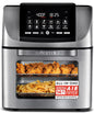 14 Qt Air Fryer Oven with Rotisserie, 12 Presets, Digital Display, Stainless Steel