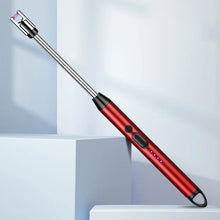 Type-C Rechargeable Kitchen Artifact Portable Smart Pulse Igniter Household Gas Stove Long Handle Electronic Lighter Wholesale