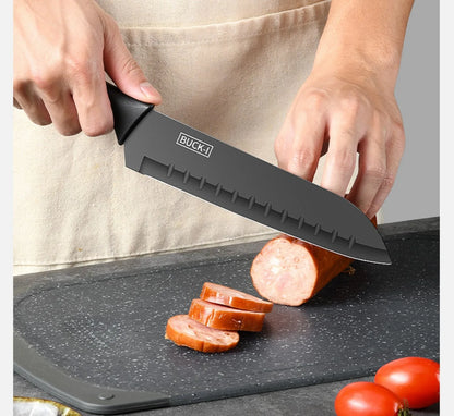 Kitchen Knife set Stainless steel Fixed blade Household Kitchen Cooking Tools Sharp Cutting Meat and Fruit knife