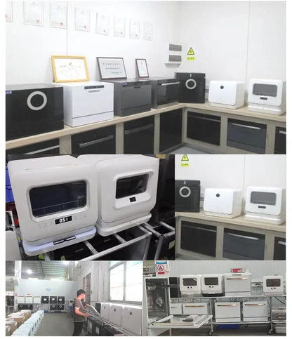Mini Portable Table1200W Full- Automatic Dishwasher Hotel Independent Home Restaurant Kitchen Dishwasher for Restaurant