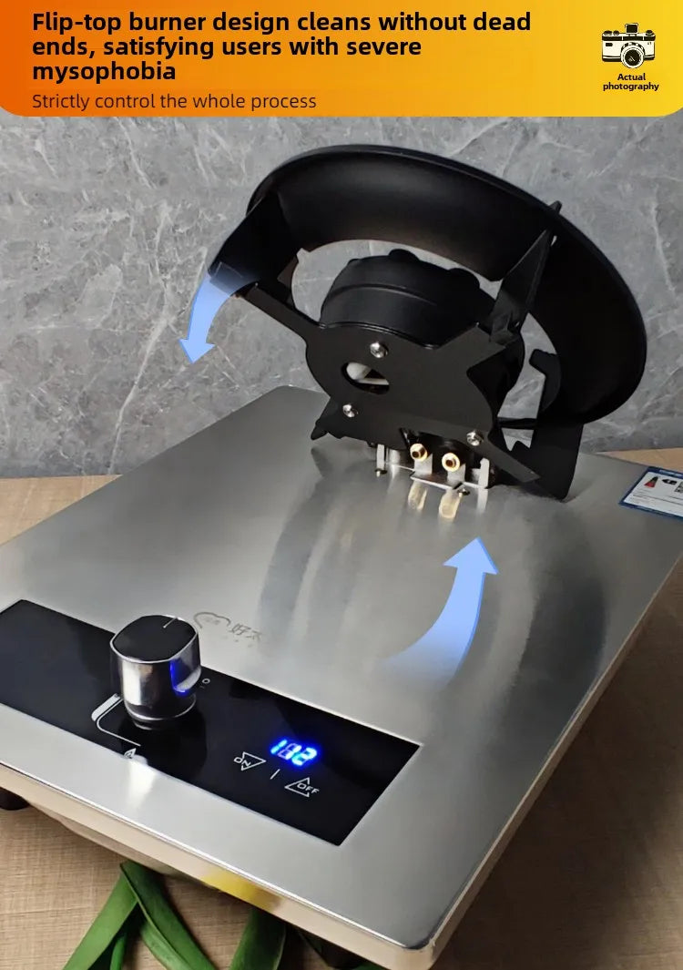 Household is very beautiful wife flip single stove gas  embedded natural gas liquefied gas single eye stove