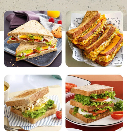110V/220V Electric Toaster Automatic Bread Baking Machine Stainless steel Household Breakfast Toast Oven Sandwich Grill 2 Slice