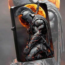 Spartan Themed Creative Lighter, Full Scenario Application For Daily Commute, Outdoor Trips, Casual Gatherings And More, Striking Dark Aesthetic, Premium Tactile Feeling, Ideal Choice For Personal Use And Gifting, Stylish Pra