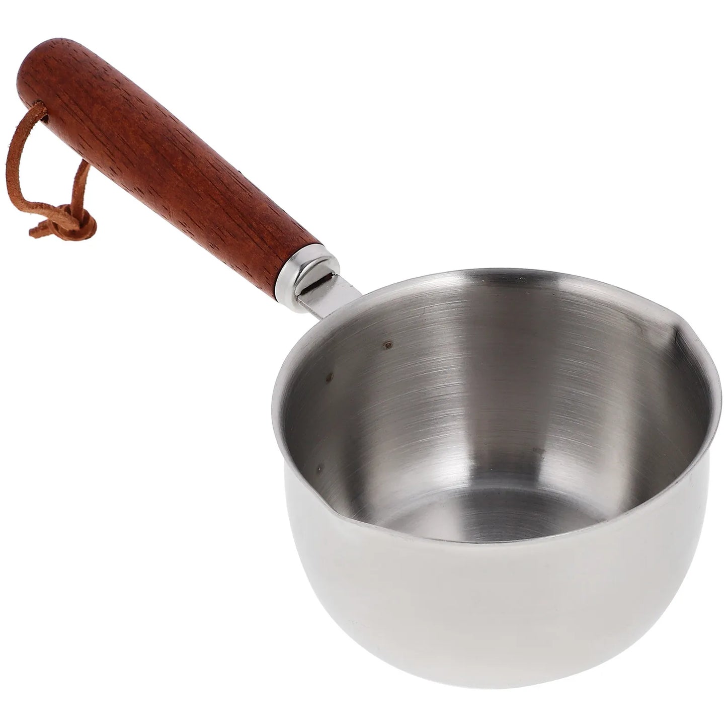 Stainless Steel Small Sauce Pan Compact Hot Oil Pot Mini Induction Kitchen Cooker Boil Stew Fry Oil Heating Pan