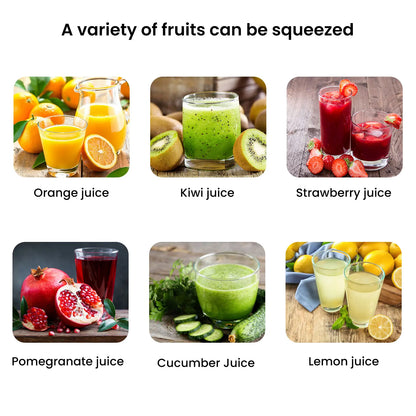Lightweight stainless steel manual citrus juicer, commercial hand-operated fruit juicer, non-electric portable juicer, suitable for oranges, lemons, pomegranates and other fruits, ideal for home kitchens, bars and restaurants