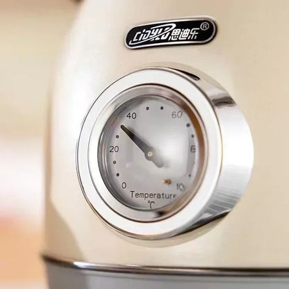 220V-240V Electric Water Kettle 1.8L 1800W 304 Stainless Steel With Thermometer Electric Boiling Coffee Tea Pot
